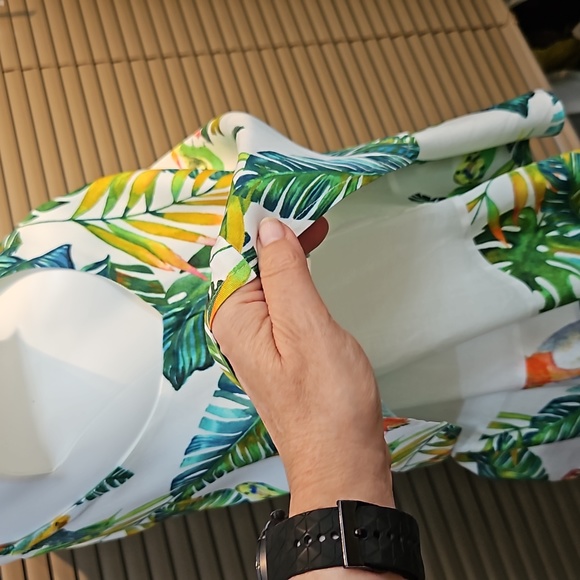 NWT Mexx tropical floral strap summer top, lined, viscose, 14 yrs fits UK 6-8-10 - Picture 13 of 17